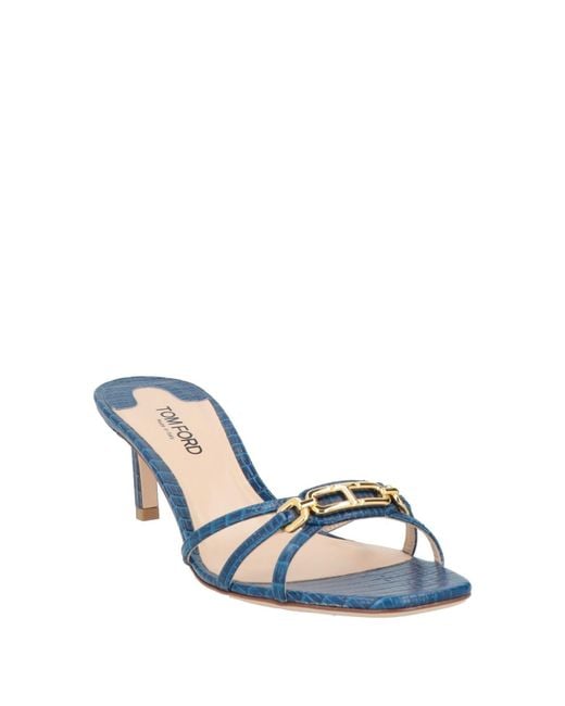 Tom Ford Blue Sandals