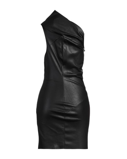 Rick Owens Black Mini-Kleid