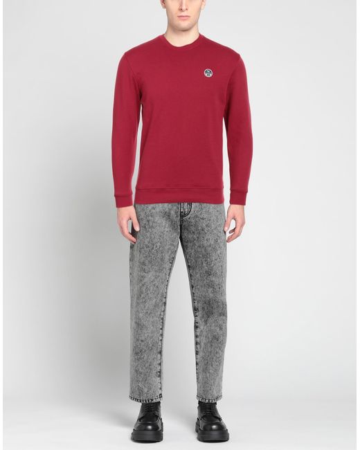 North Sails Red Sweatshirt for men