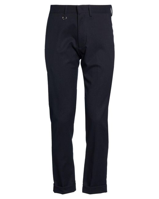 GOLDEN CRAFT 1957 Blue Midnight Pants Polyester, Viscose, Elastane for men