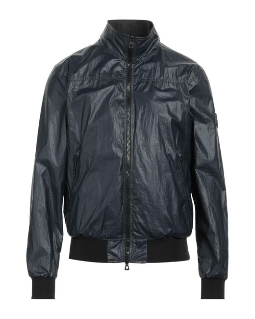 Historic Blue Midnight Jacket Cotton, Acrylic, Polyurethane for men