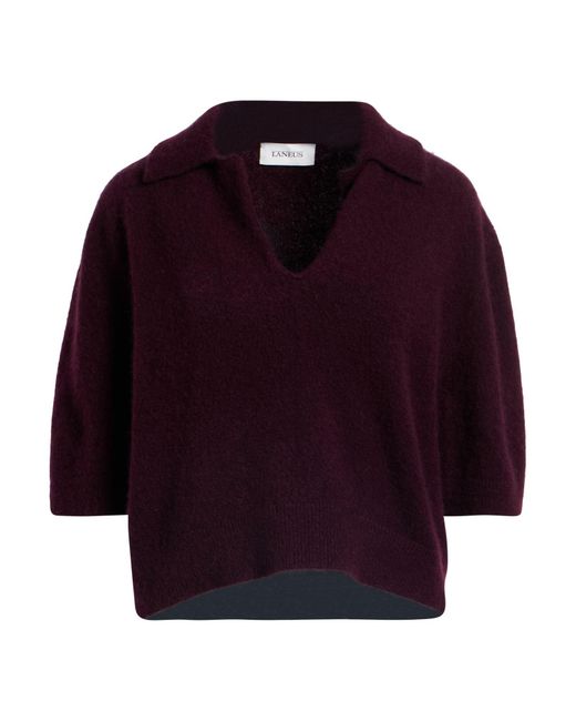 Laneus Red Sweater Cashmere, Silk, Polyester