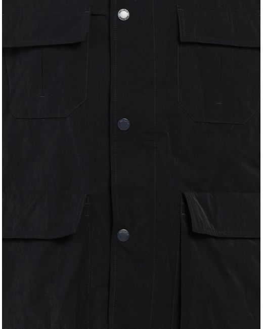 Holubar Black Overcoat & Trench Coat for men