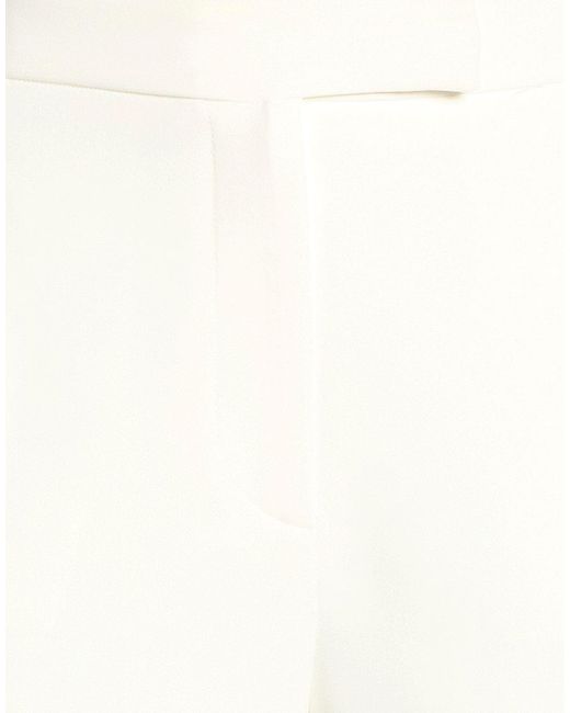 Camilla White Pants Polyester, Elastane