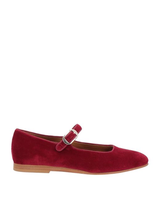 Le Monde Beryl Ballet Flats in Red | Lyst