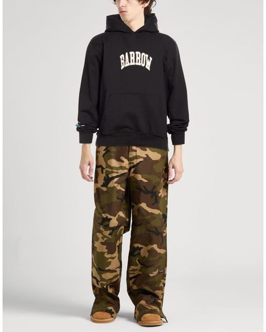 Barrow Black Sweatshirt Cotton for men