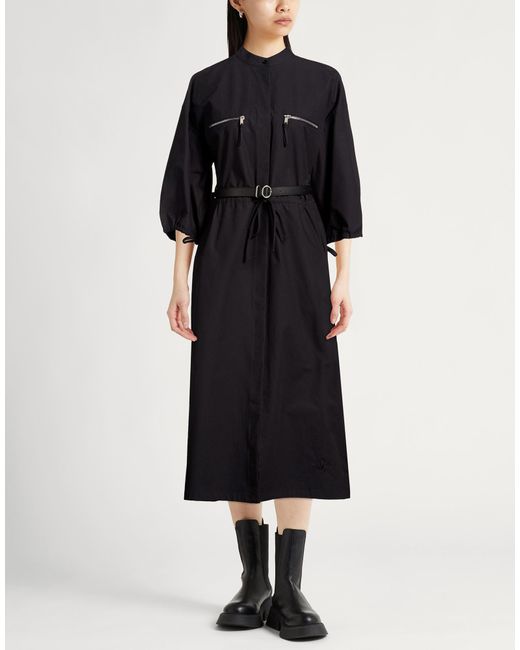 Jil Sander Black Midi Dress