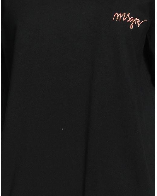 MSGM Black T-shirt