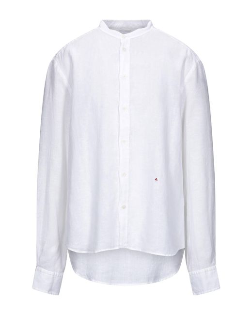Peuterey White Shirt Linen for men