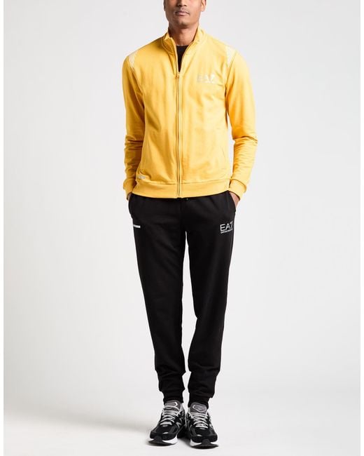 EA7 Yellow Tracksuit for men