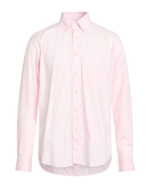 Robert Friedman Pink Light Shirt Cotton for men