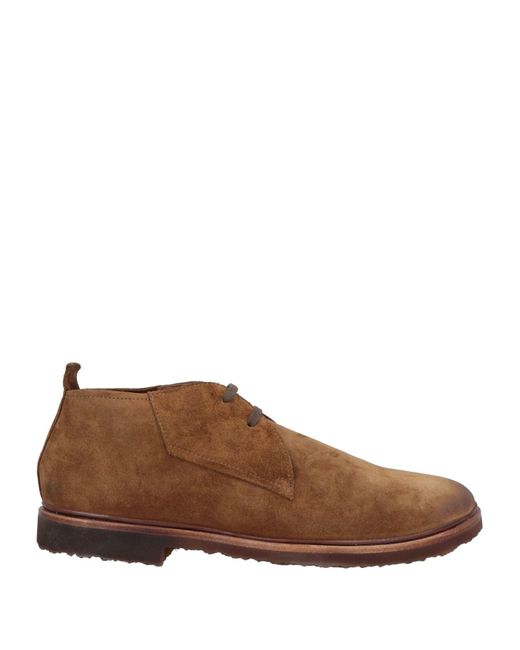 Antonio Maurizi Brown Ankle Boots for men