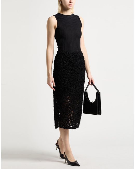 Gentry Portofino Black Midi Skirt
