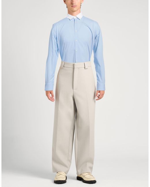 Daniele Alessandrini Blue Shirt Cotton, Elastane for men