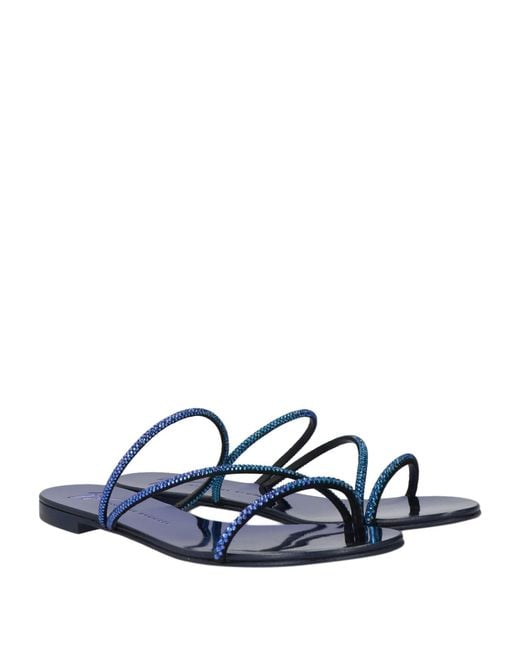 Giuseppe Zanotti Blue Sandals
