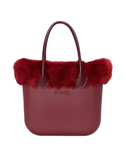 O bag Red Handtaschen