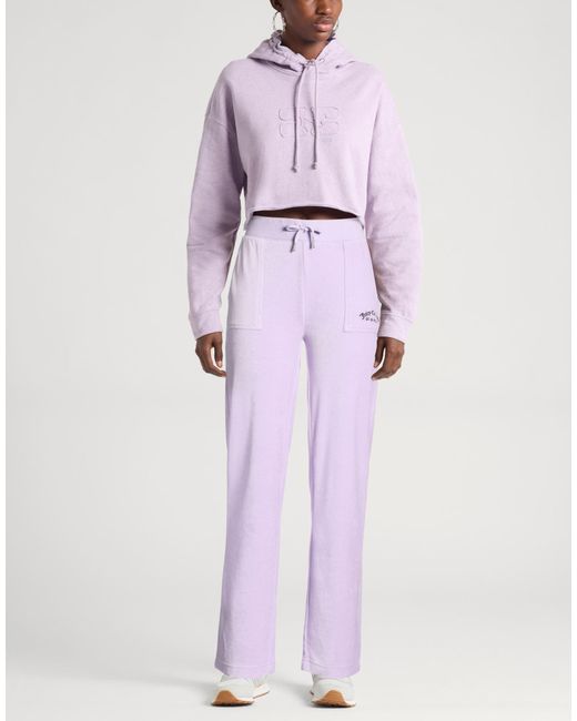 Juicy Couture Purple Lilac Pants Cotton, Recycled Polyester, Recycled Cotton