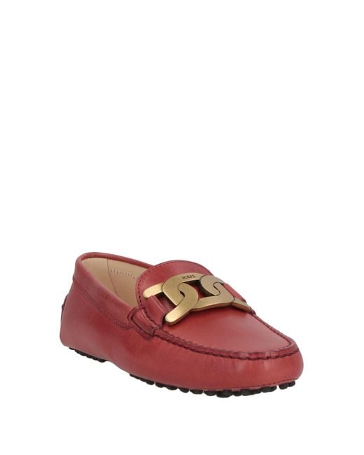 Tod's Red Loafer