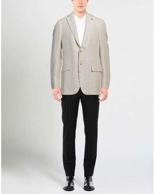Isaia White Suit Jacket for men