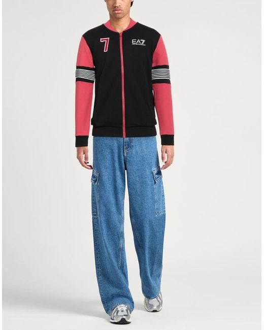EA7 Red Sweatshirt for men