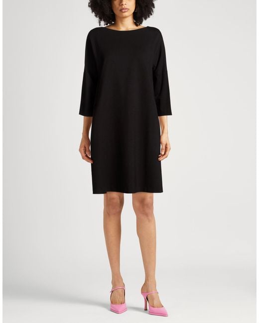 Caractere Black Mini Dress Viscose, Polyamide, Elastane