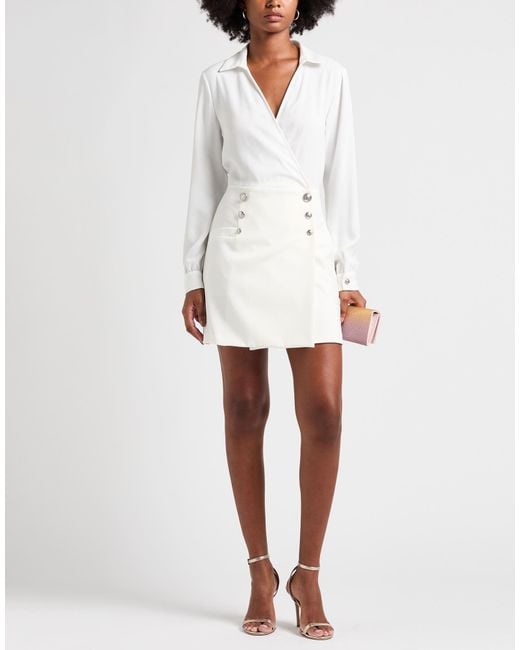 Liu Jo White Mini Dress