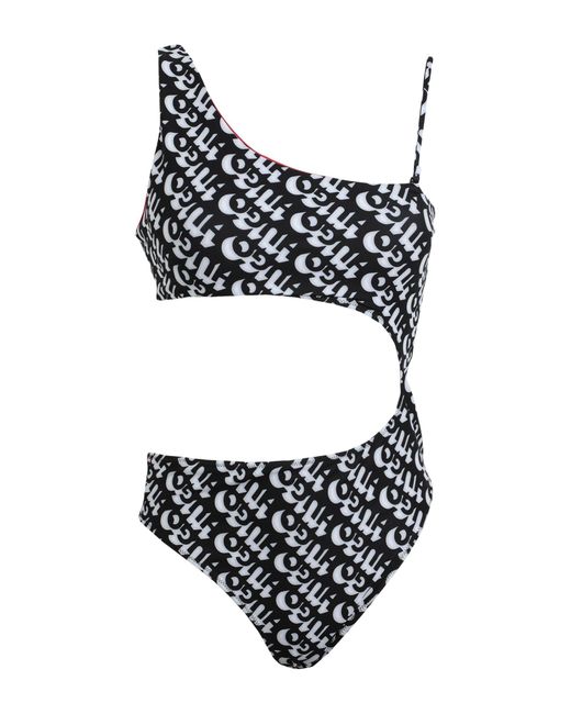 HUGO Black One-piece Swimsuit