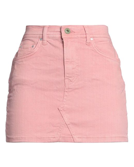 Pepe Jeans Pink Denim Skirt