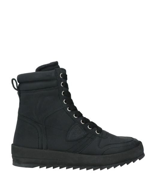 Philippe Model Black Sneakers Leather for men