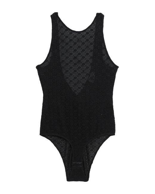 Ganni Black Bodysuit