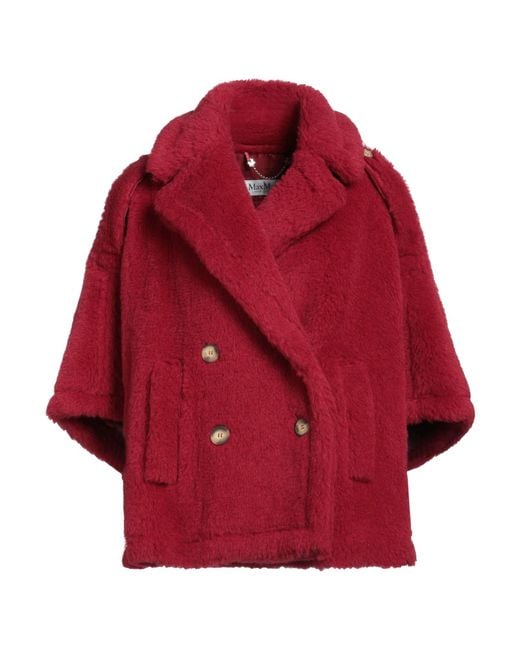 Max Mara Red Capes & Ponchos