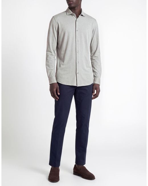 Camicia di Zanone in Gray da Uomo