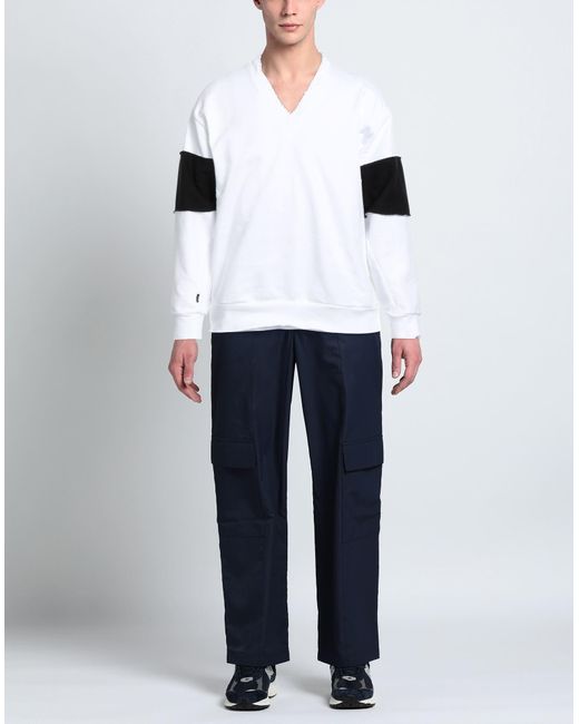 EBIT White Sweatshirt Cotton for men