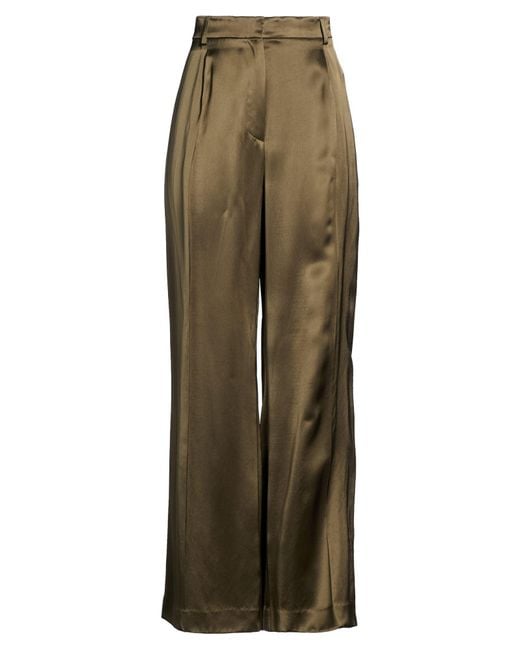 Officine Generale Green Pants Viscose