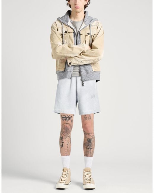 Barrow Gray Light Shorts & Bermuda Shorts Cotton for men