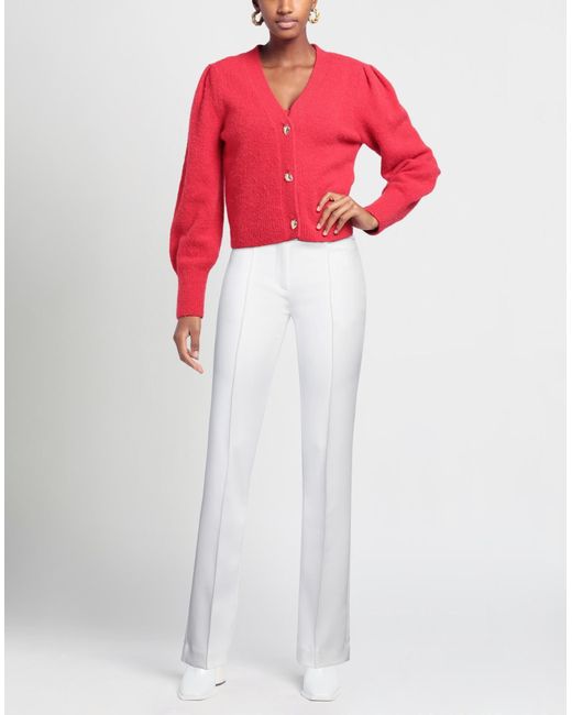 MICHAEL Michael Kors White Wide Leg Tailored Trousers