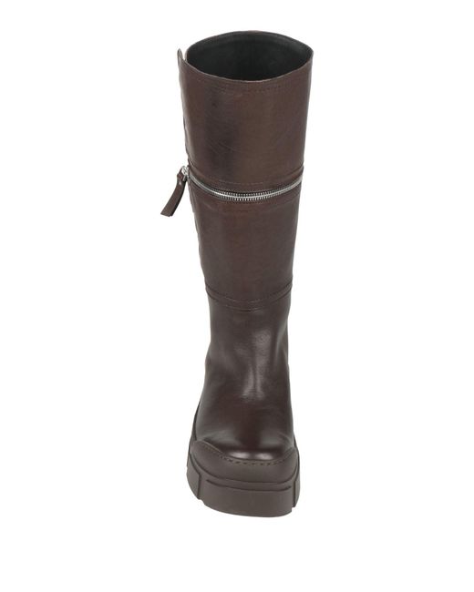 Vic Matié Brown Boot Leather