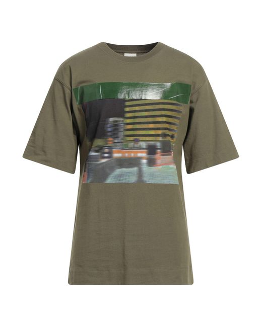Dries Van Noten Green T-shirt for men