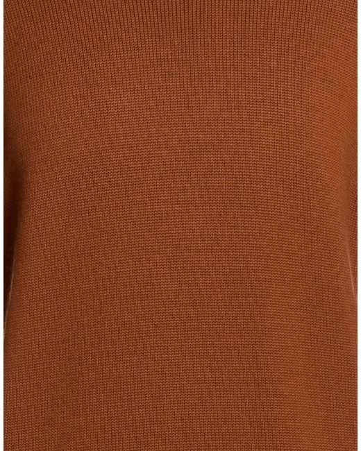 Alpha Studio Brown Sweater Wool for men