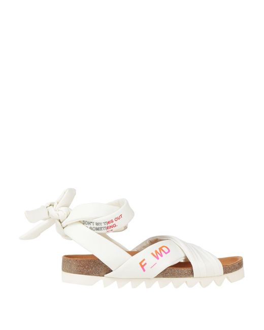 F_WD White Sandals