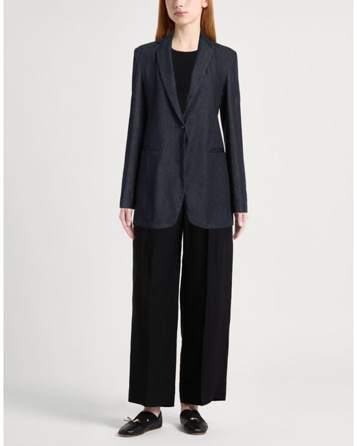 Dondup Blue Blazer Cotton