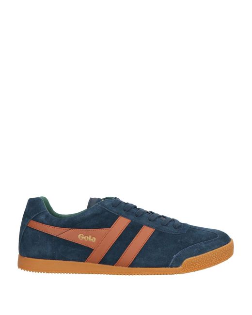 Gola Blue Sneakers Leather, Textile Fibers for men