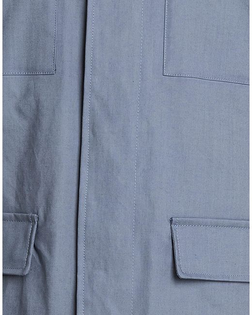 Herno Blue Jacket Cotton for men