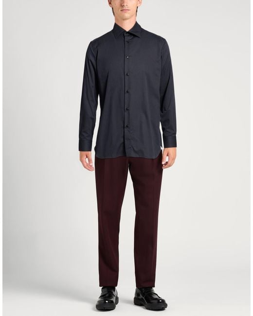 Truzzi Blue Midnight Shirt Cotton for men