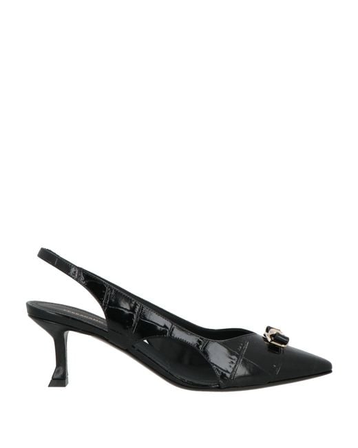 Ferragamo Black Pumps Leather
