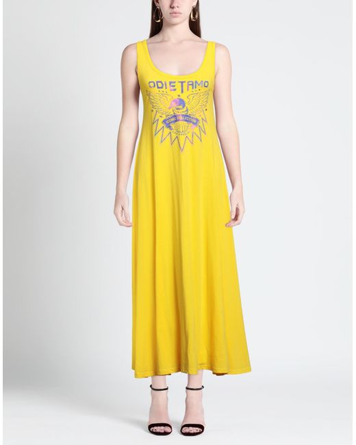 Odi Et Amo Yellow Maxi Dress
