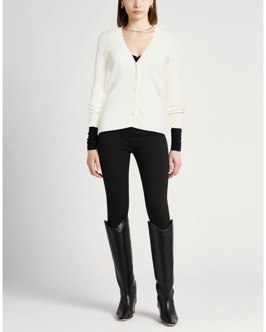 Eleventy White Cardigan Cotton