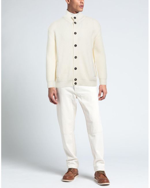 FILIPPO DE LAURENTIIS White Cardigan for men
