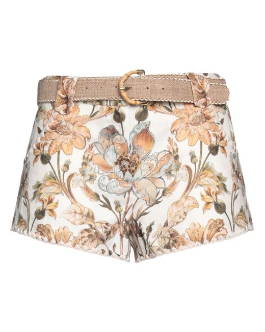Zimmermann Natural Shorts & Bermuda Shorts