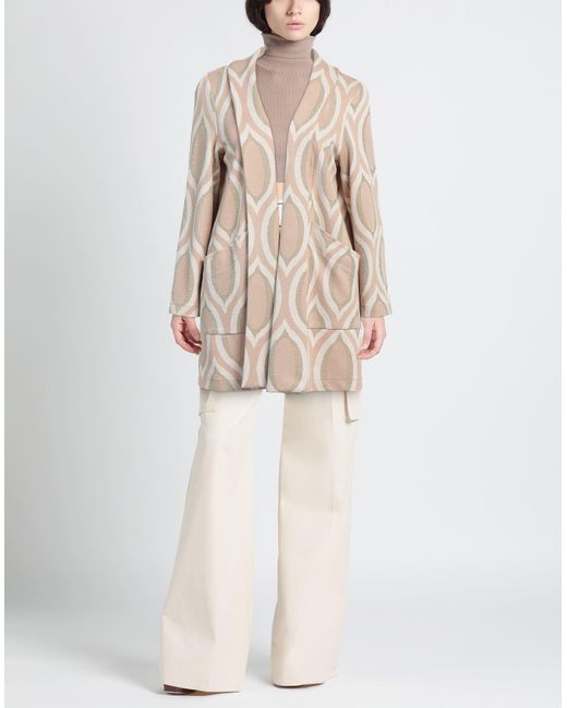 Shirtaporter Natural Cardigan Viscose, Lurex, Polyester, Elastane